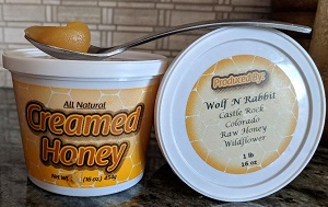 WolfNRabbit creamed honey